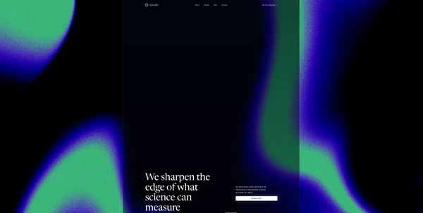 AUROALIS - HTML Landing Page + Article Template