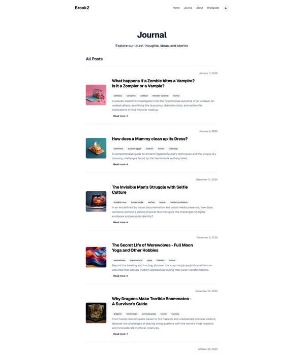 BROOK 2 template preview 2