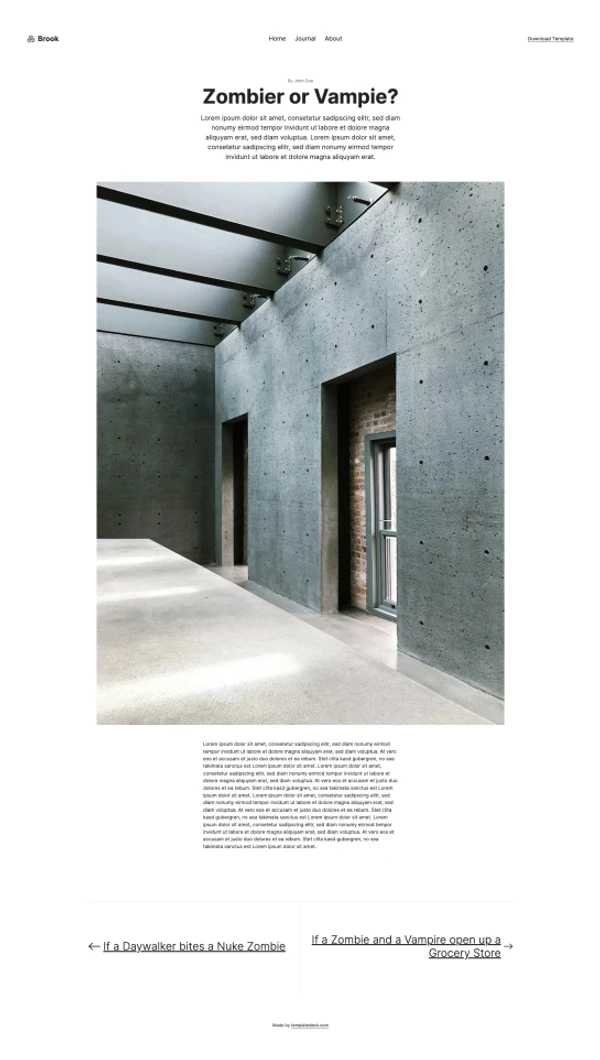 BROOK template preview 3