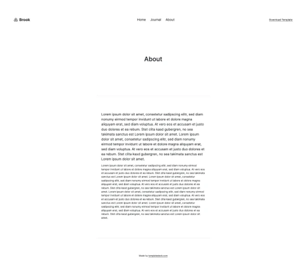 BROOK template preview 6