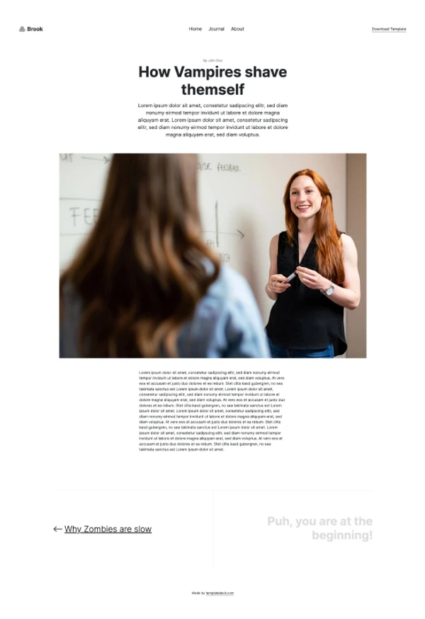 BROOK template preview 2