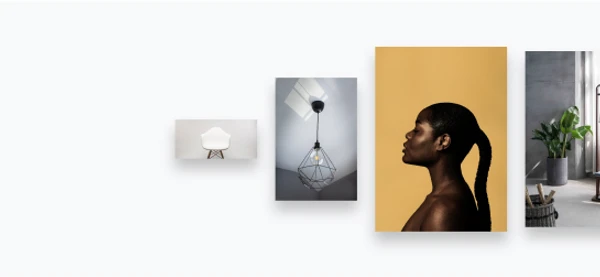 STRIDE template image gallery with lightbox feature