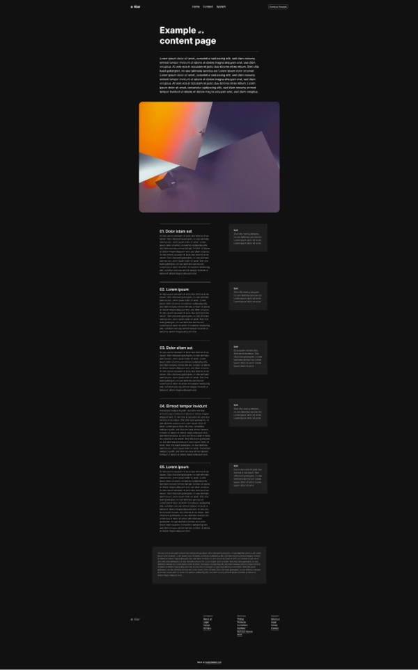 KLAR template preview 2