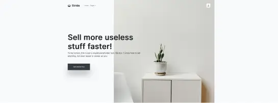Stride - HTML Bootstrap 5 template preview